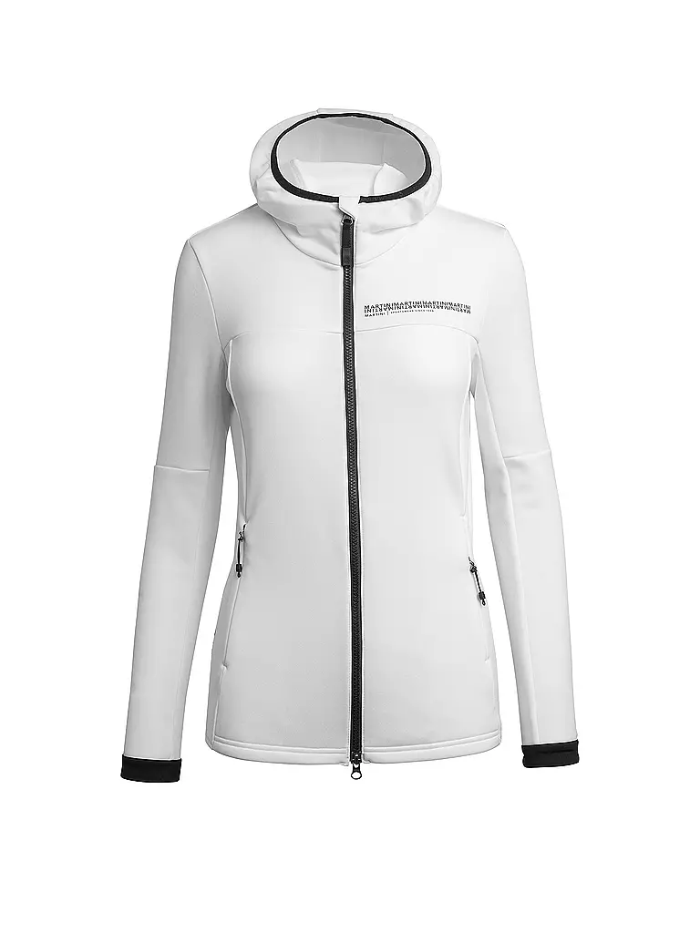 MARTINI | Damen Fleecejacke Goal Hoodie | weiss