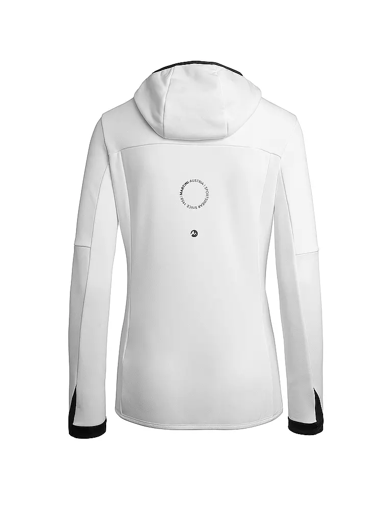 MARTINI | Damen Fleecejacke Goal Hoodie | weiss