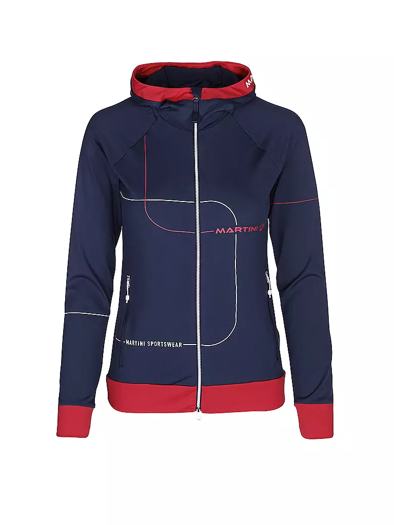 MARTINI | Damen Fleecejacke Hollyburn Hoodie | dunkelblau