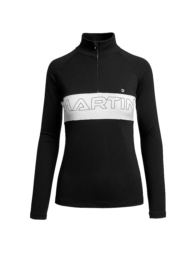 MARTINI | Damen Funktions Zipshirt Pearl | schwarz