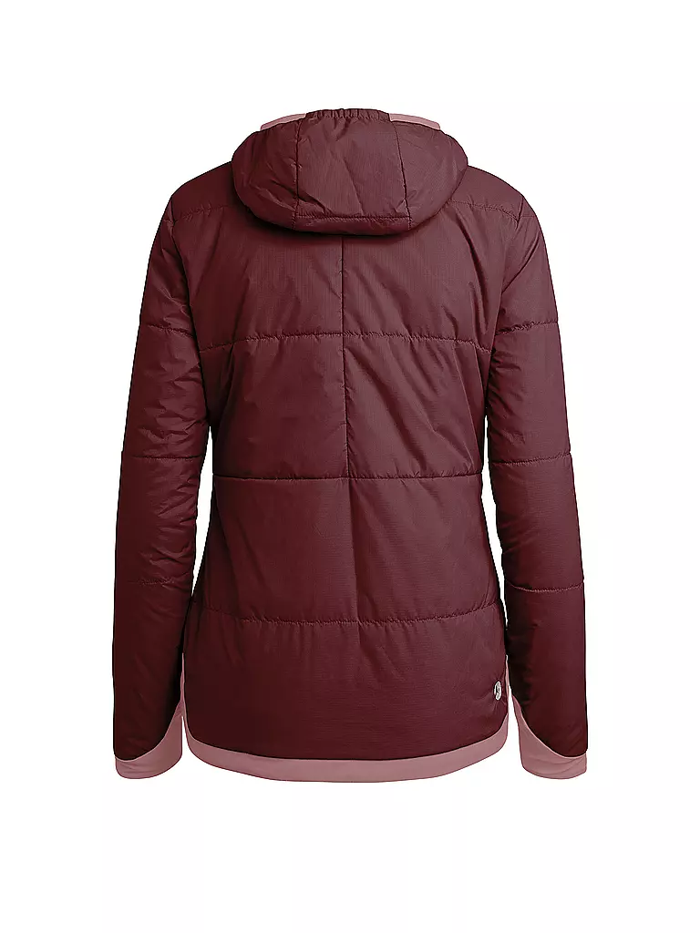 MARTINI | Damen Hybridjacke Vesuv Hoodie | dunkelrot