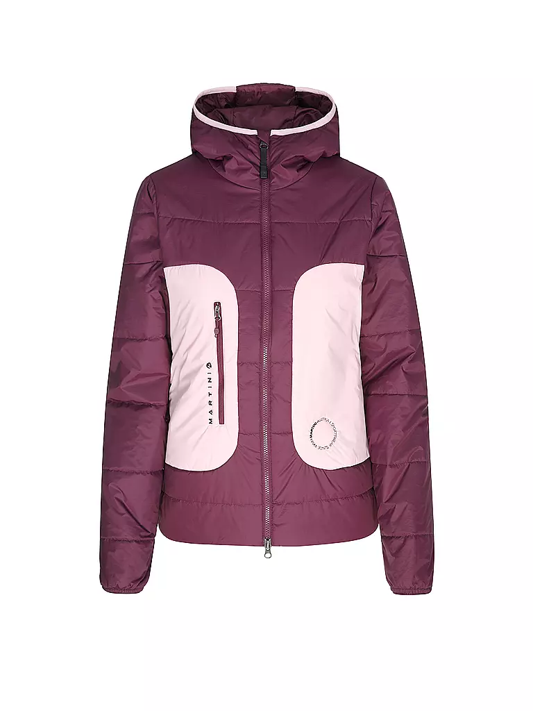 MARTINI | Damen Touren Isojacke Argon G-LOFT® Hoodie | beere