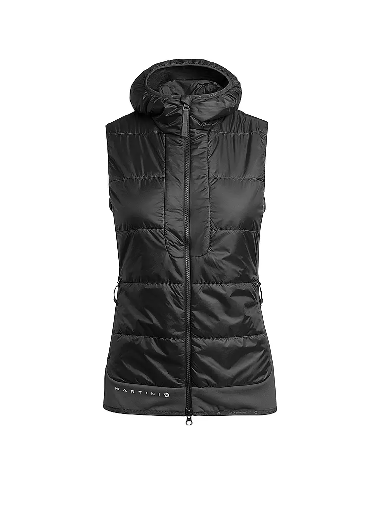 MARTINI | Damen Touren Isoweste Everday Hoodie | schwarz