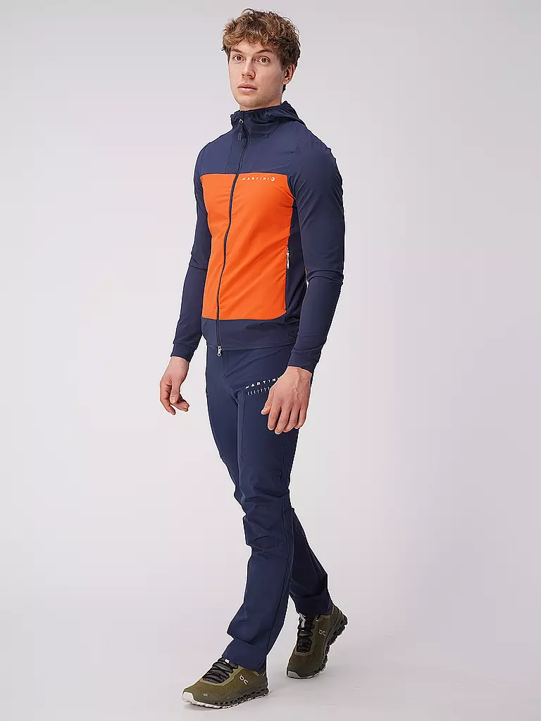 MARTINI | Herren Fleecejacke Trailblazer Hoodie | orange