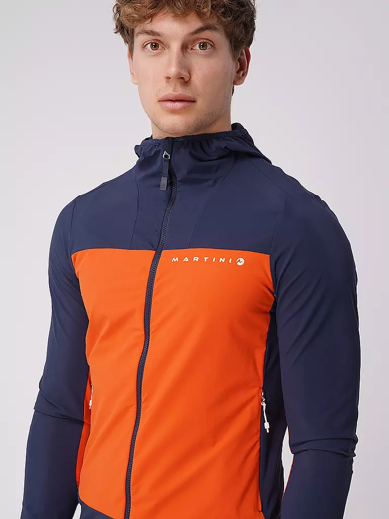 MARTINI | Herren Fleecejacke Trailblazer Hoodie | orange