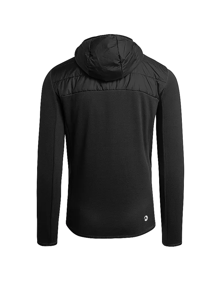 MARTINI | Herren Touren Hybridjacke Neon Hoodie | schwarz