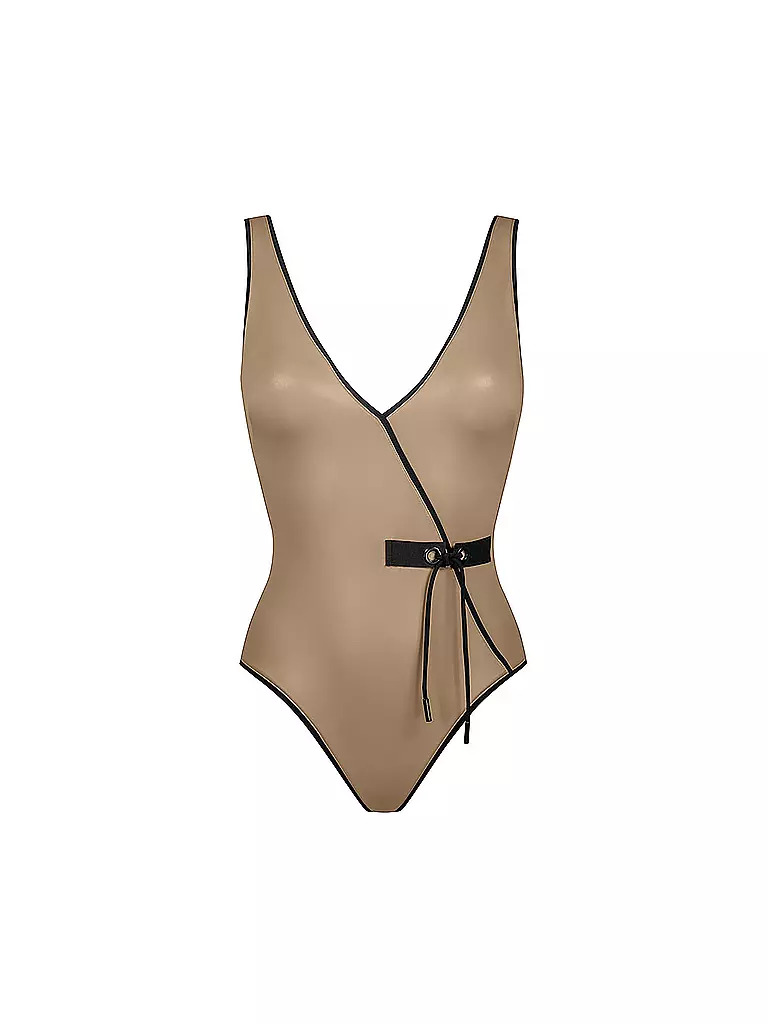 MARYAN MEHLHORN | Damen Badeanzug | beige