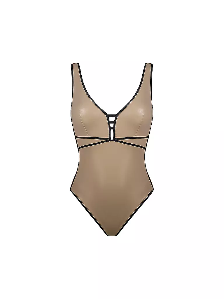 MARYAN MEHLHORN | Damen Badeanzug | beige