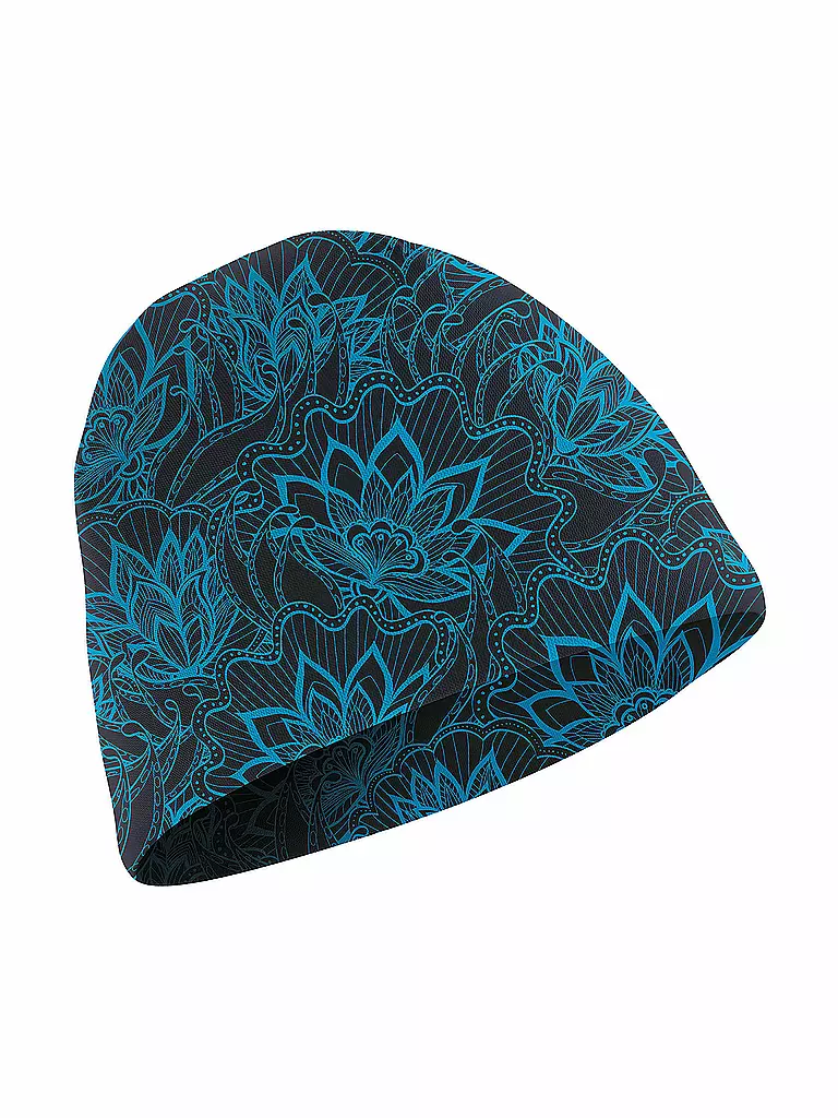 MATT | Beanie Premium Floral | blau