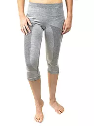 MERINO & MORE | Damen Funktionsunterhose 3/4 | grau
