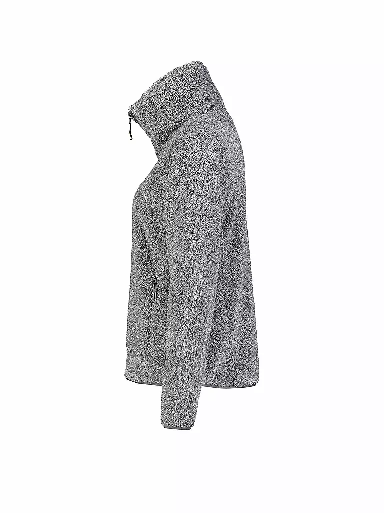 MERU |  Damen Fleecejacke Narbone TT Teddy | grau