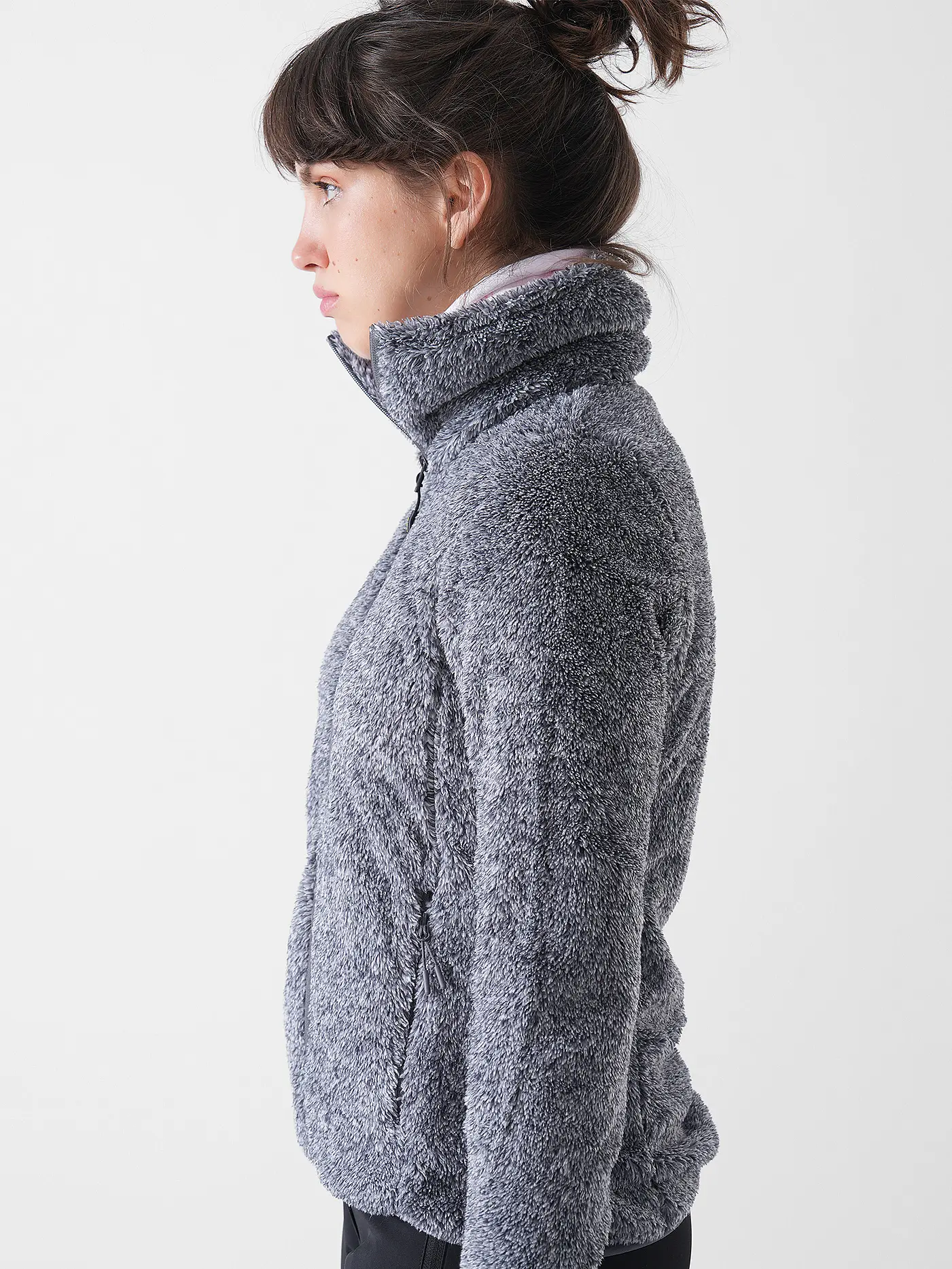 MERU |  Damen Fleecejacke Narbone TT Teddy | grau