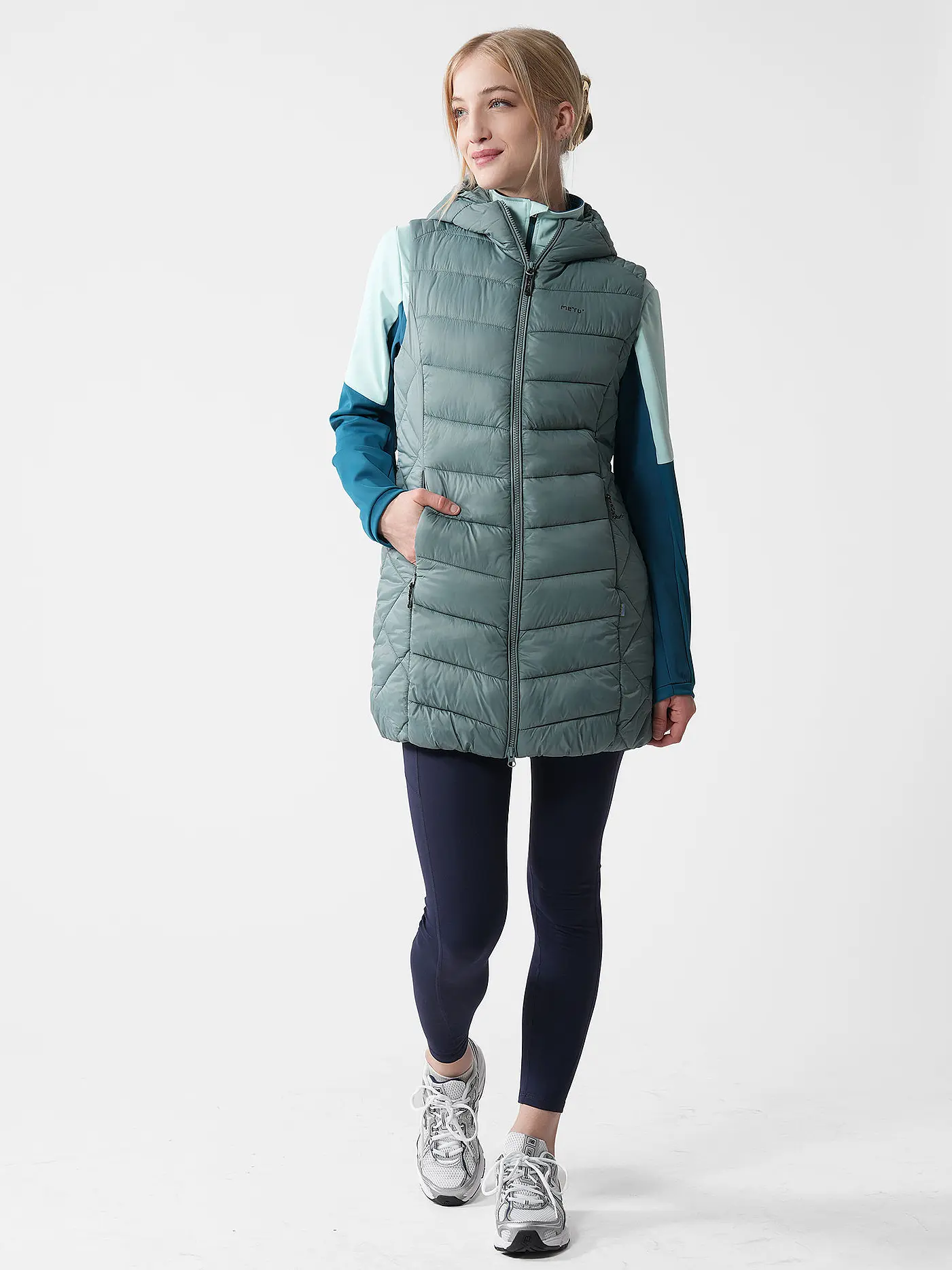 MERU |  Damen Isolationsweste Russell  | grau
