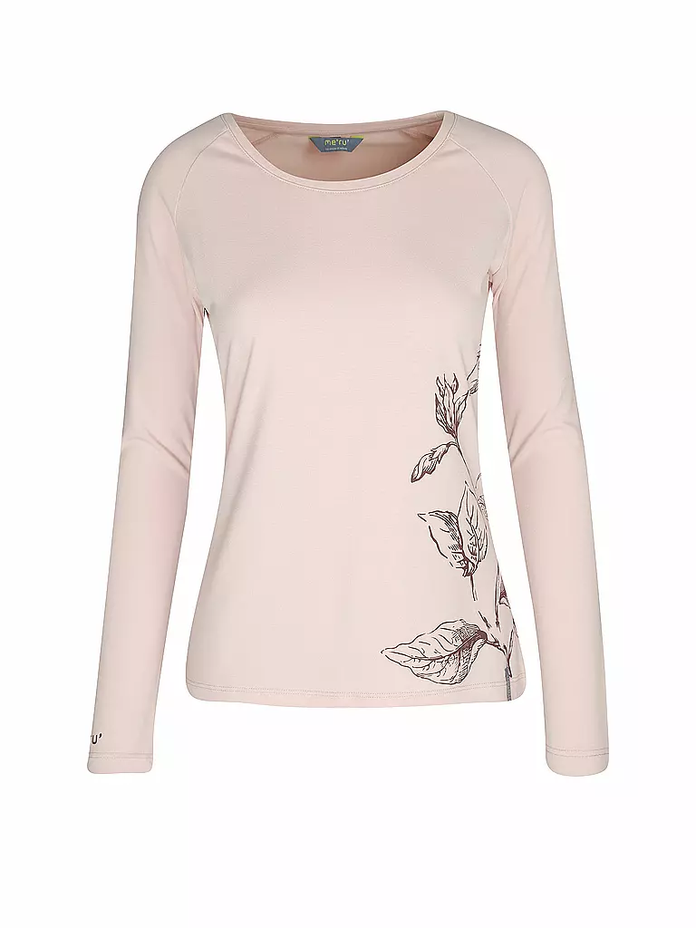 MERU |  Damen Langarmshirt Katrineholm  | rosa