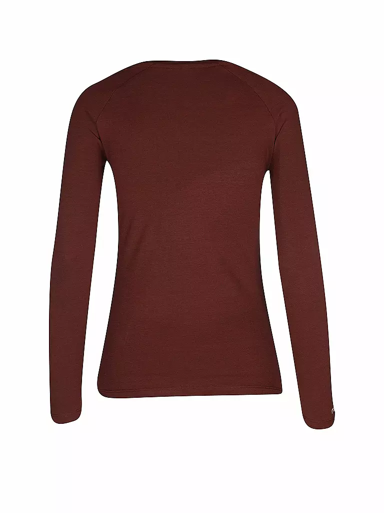 MERU |  Damen Langarmshirt Katrineholm  | braun