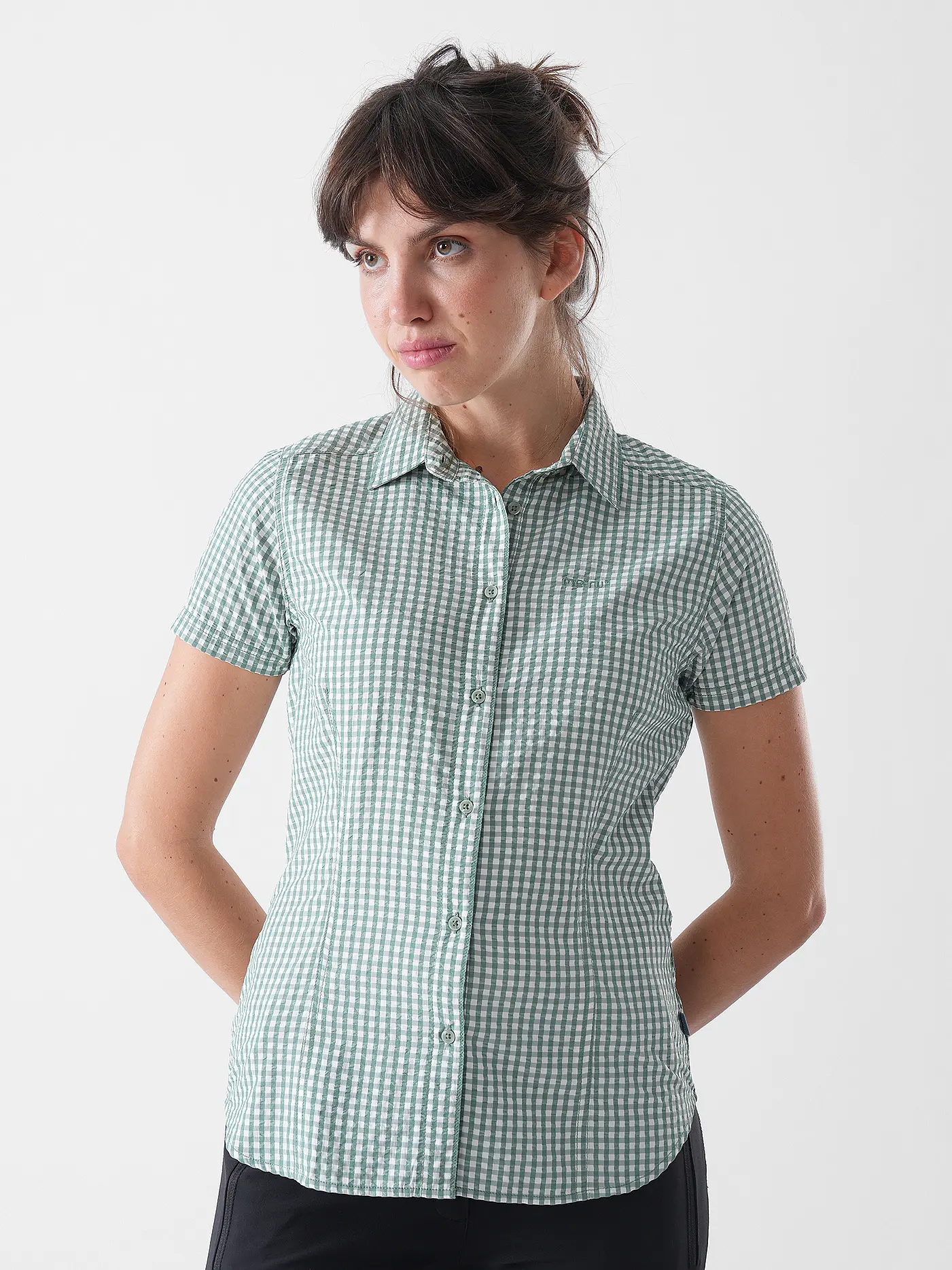 MERU |  Damen Outdoorbluse Otta  | dunkelgrün