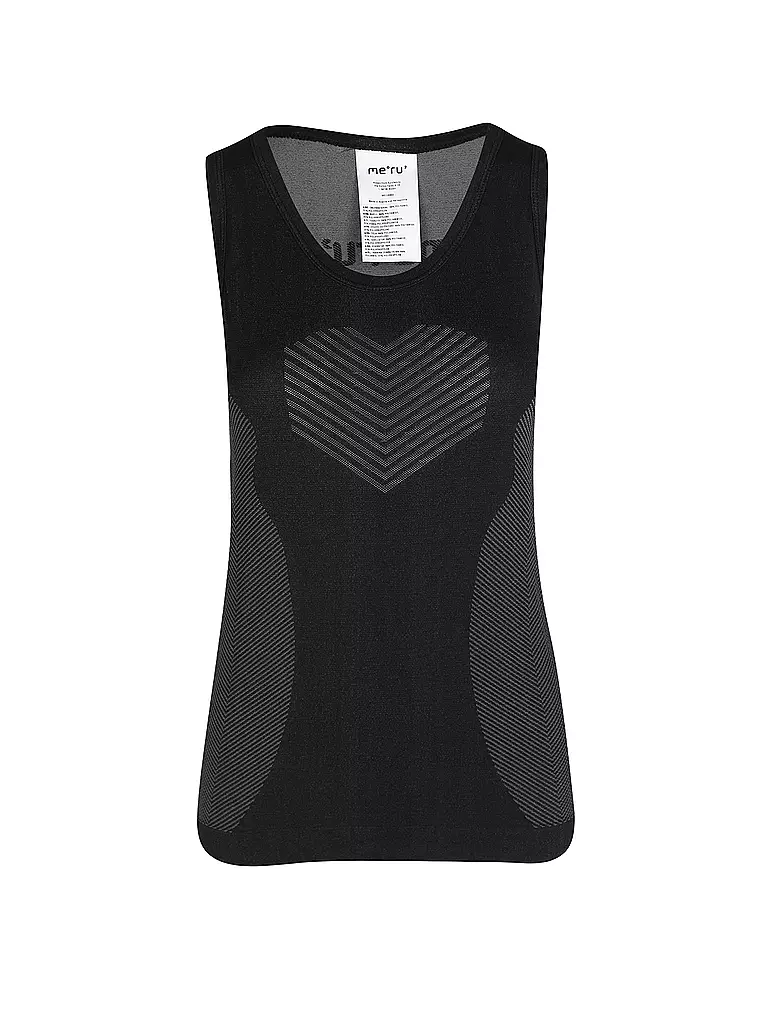 MERU |  Damen Singlet Atka  | schwarz