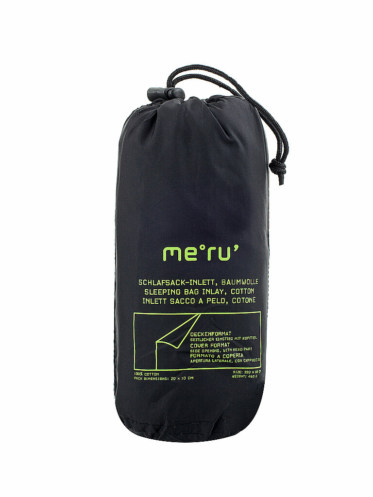 Meru MERU Hütten-Schlafsack 19x9cm 450g weiss, weiss