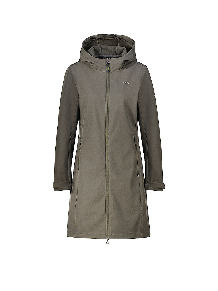 MERU Damen Winter Softshellmantel Touloluse Hoodie grau | 42