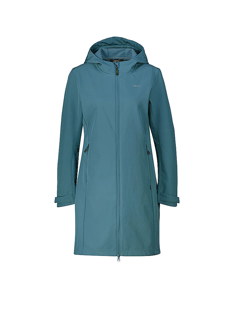 Meru MERU Damen Winter Softshellmantel Touloluse Hoodie petrol | 34, petrol