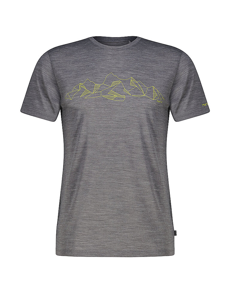 Meru MERU Herren Funktionsshirt Laholm Woolmix grau | S, grau