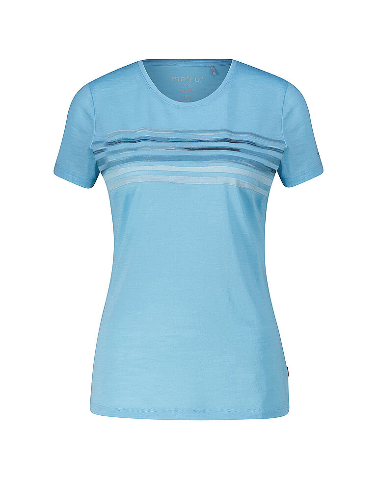 Meru MERU Damen Funktionsshirt Trelleborg Woolmix hellblau | 40, hellblau