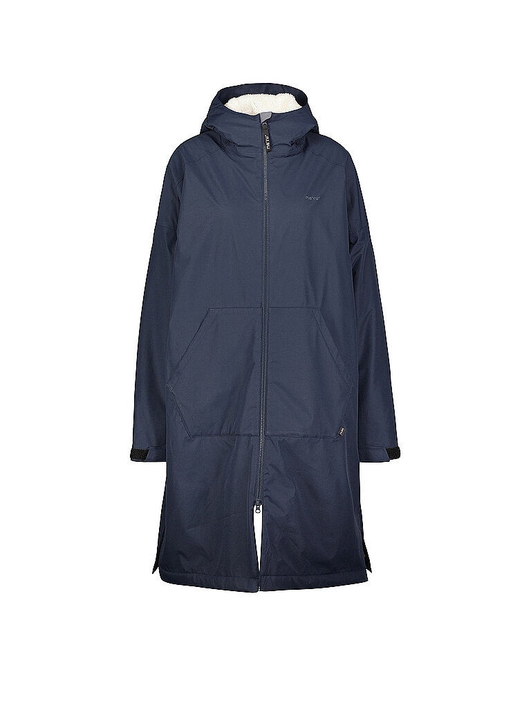 Meru MERU Damen Wintermantel Aalborg Loos Packable Hoodie dunkelblau | M/L, dunkelblau