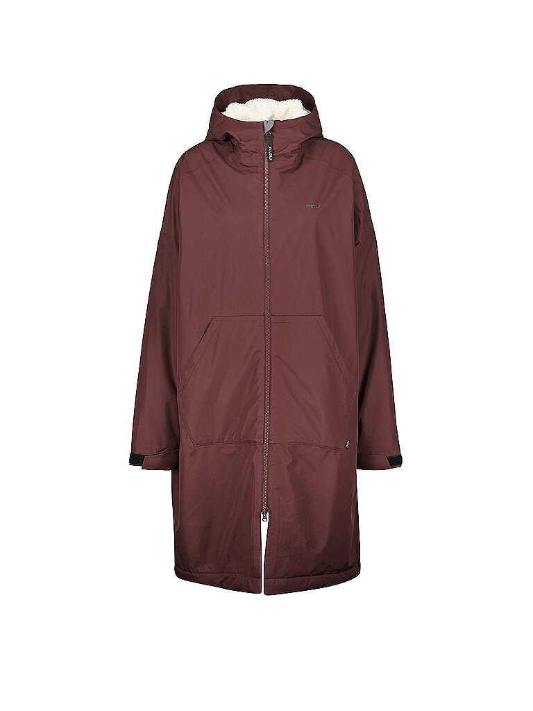 Meru MERU Damen Wintermantel Aalborg Loos Packable Hoodie braun | XS/S, braun