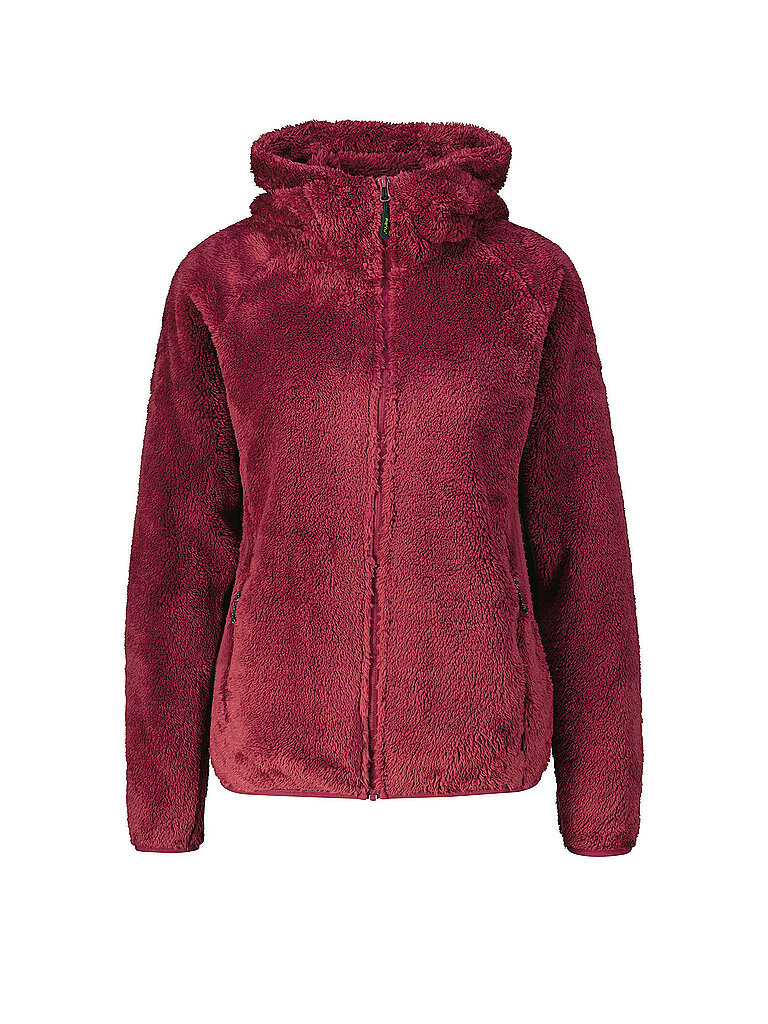 Meru MERU Damen Fleecejacke Roxburgh Hoodie beere | XXL, beere