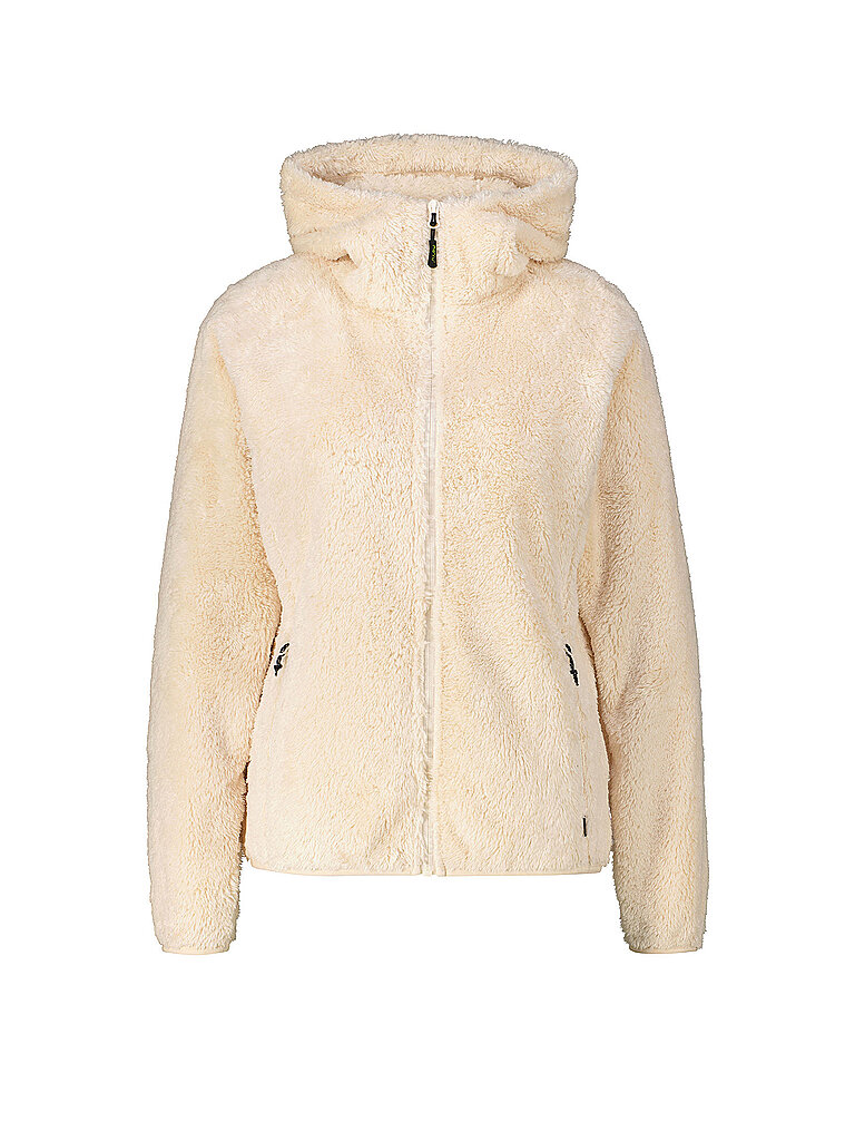 MERU Damen Fleecejacke Roxburgh Hoodie beige | L