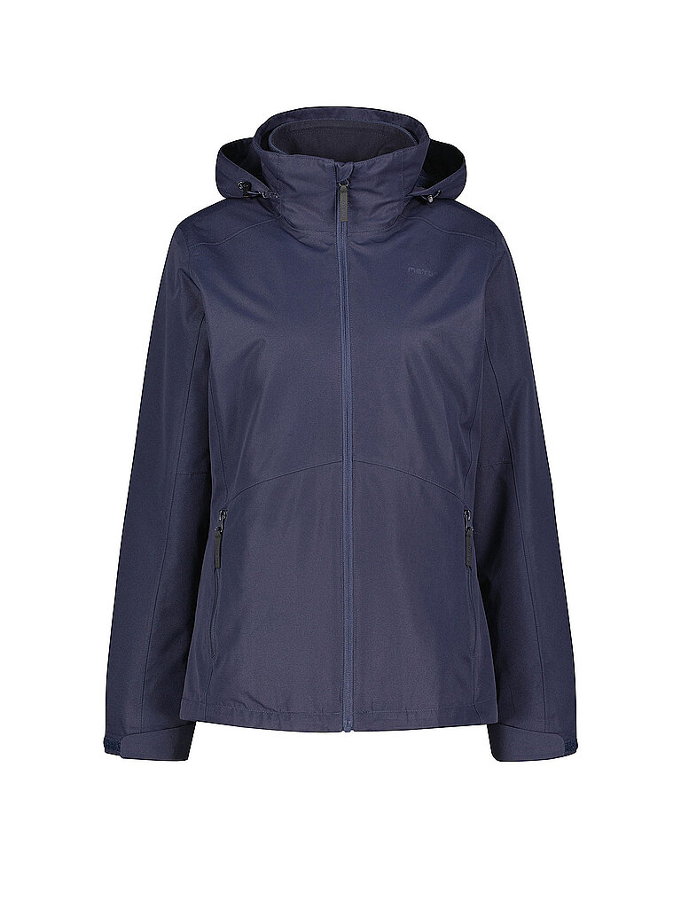 Meru MERU Damen Wanderjacke Bedford 2in1 Hoodie dunkelblau | 34, dunkelblau