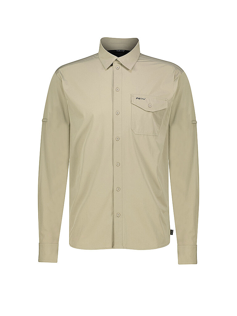 Meru MERU Herren Wanderhemd Lahan hellbraun | S, hellbraun