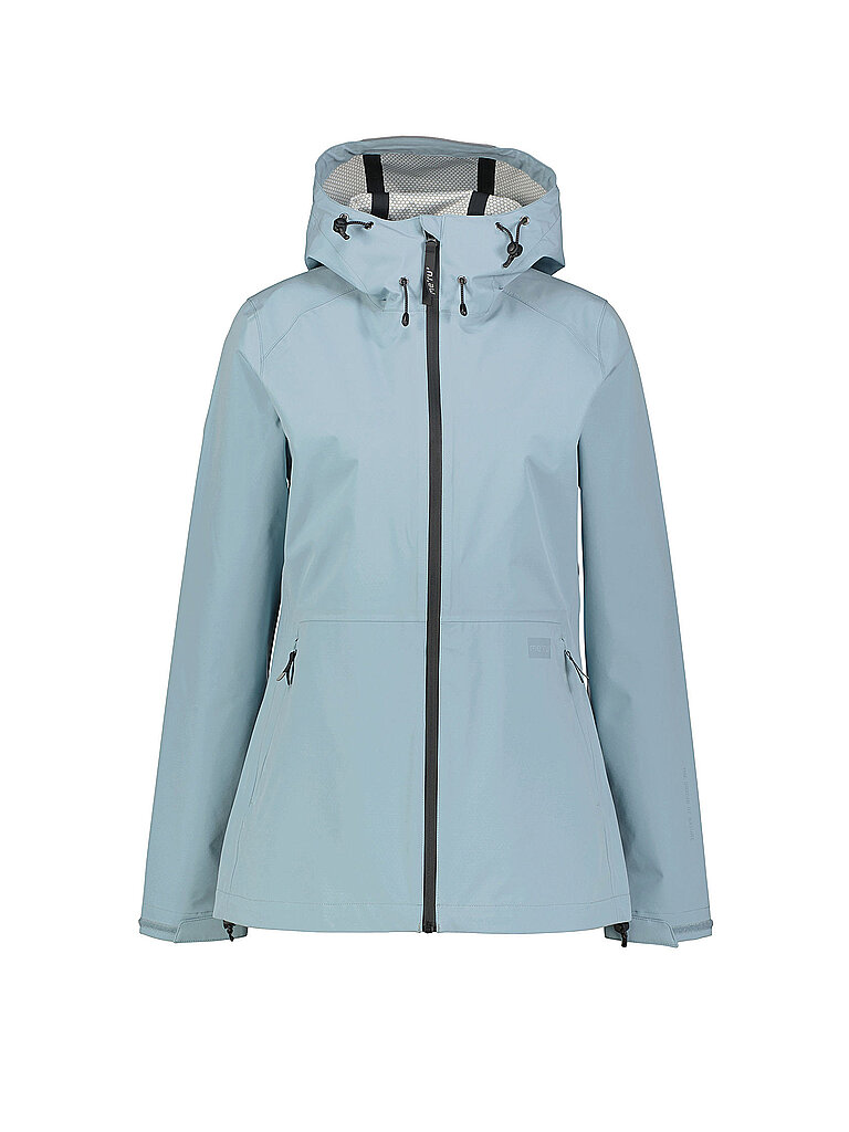 Meru MERU Damen Wanderjacke Amarante 3L Hoodie hellblau | 36, hellblau