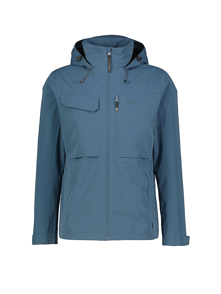 Meru MERU Herren Wanderjacke Abrantes 2L Hoodie dunkelblau | 50, dunkelblau