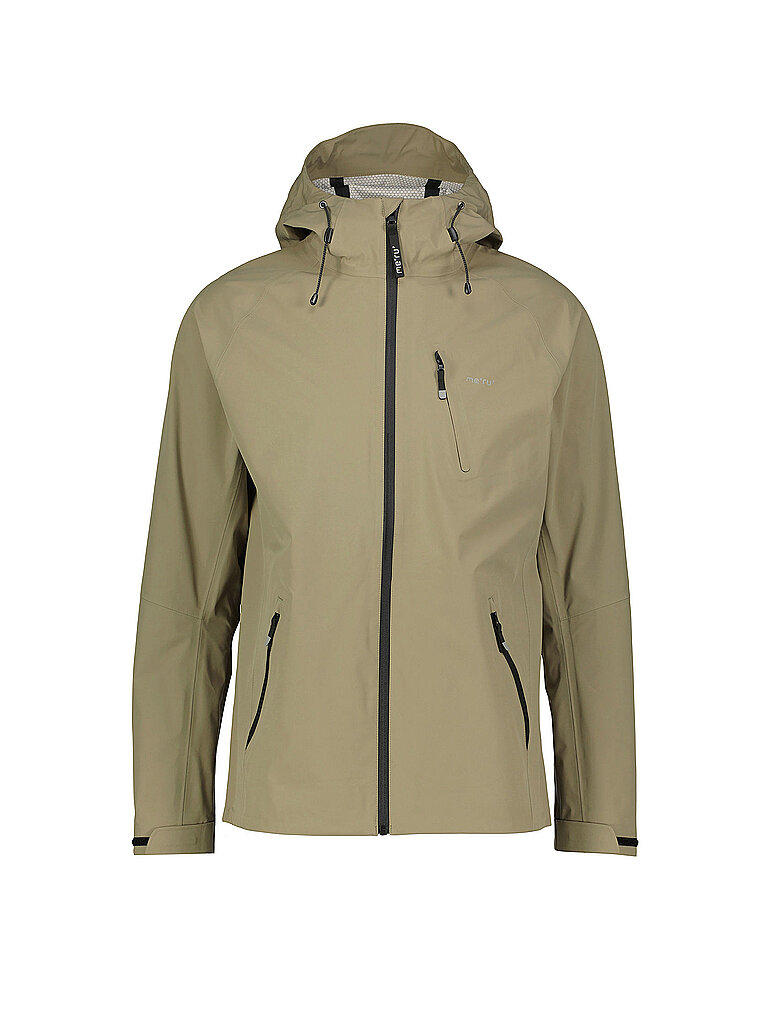 Meru MERU Herren Wanderjacke Guarda 3L Hoodie olive | 50, olive