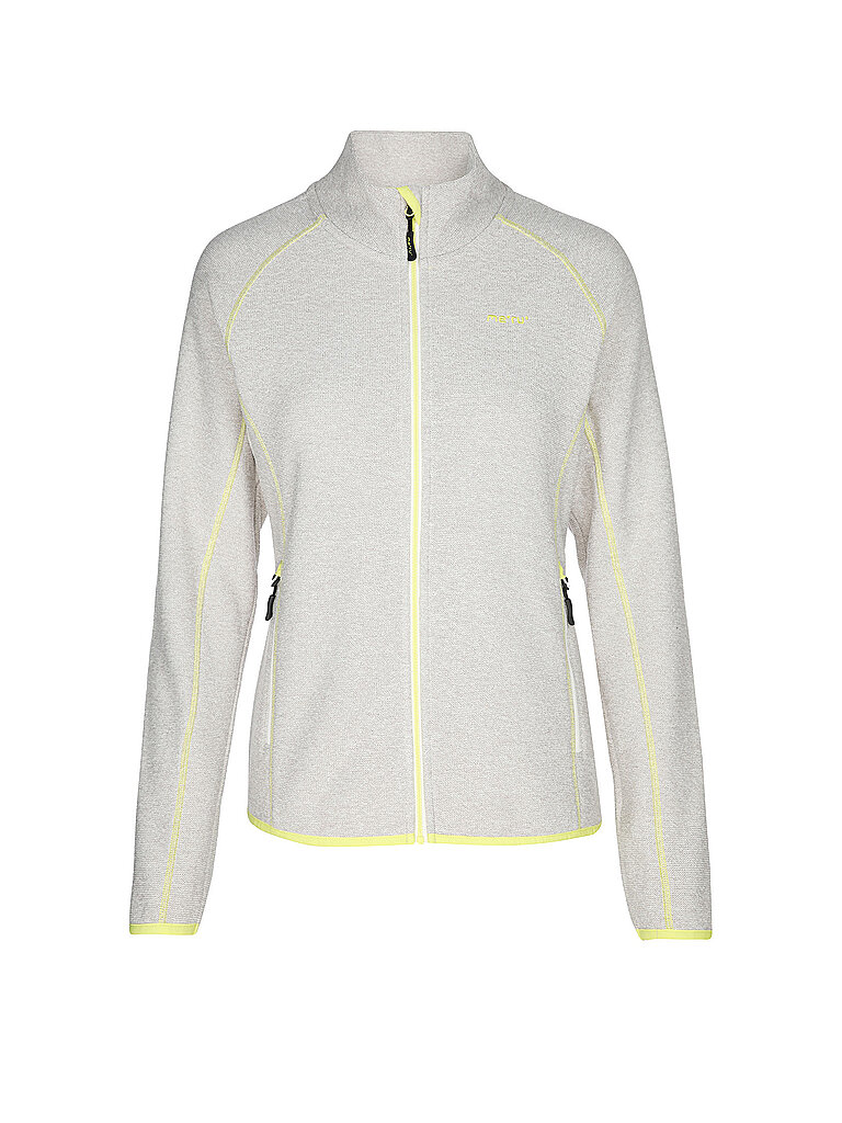 Meru MERU Damen Fleecejacke Horts 2.0 Melane Hoodie creme | 34, creme