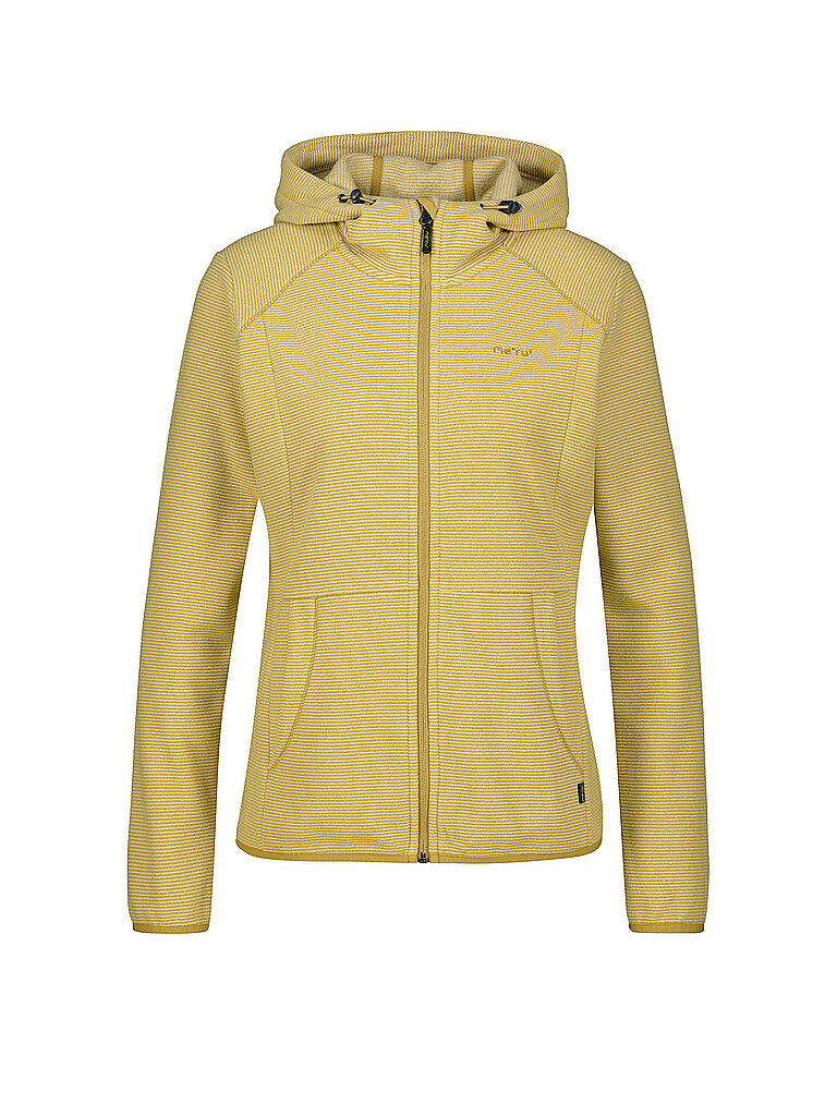 Meru MERU Damen Fleecejacke Lourosa Striped Hoodie olive | 36, olive