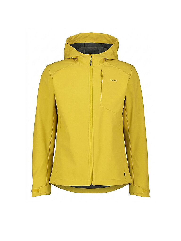 Meru MERU Herren Softshelljacke Bordeaux Hoodie Hoodie gelb | M, gelb