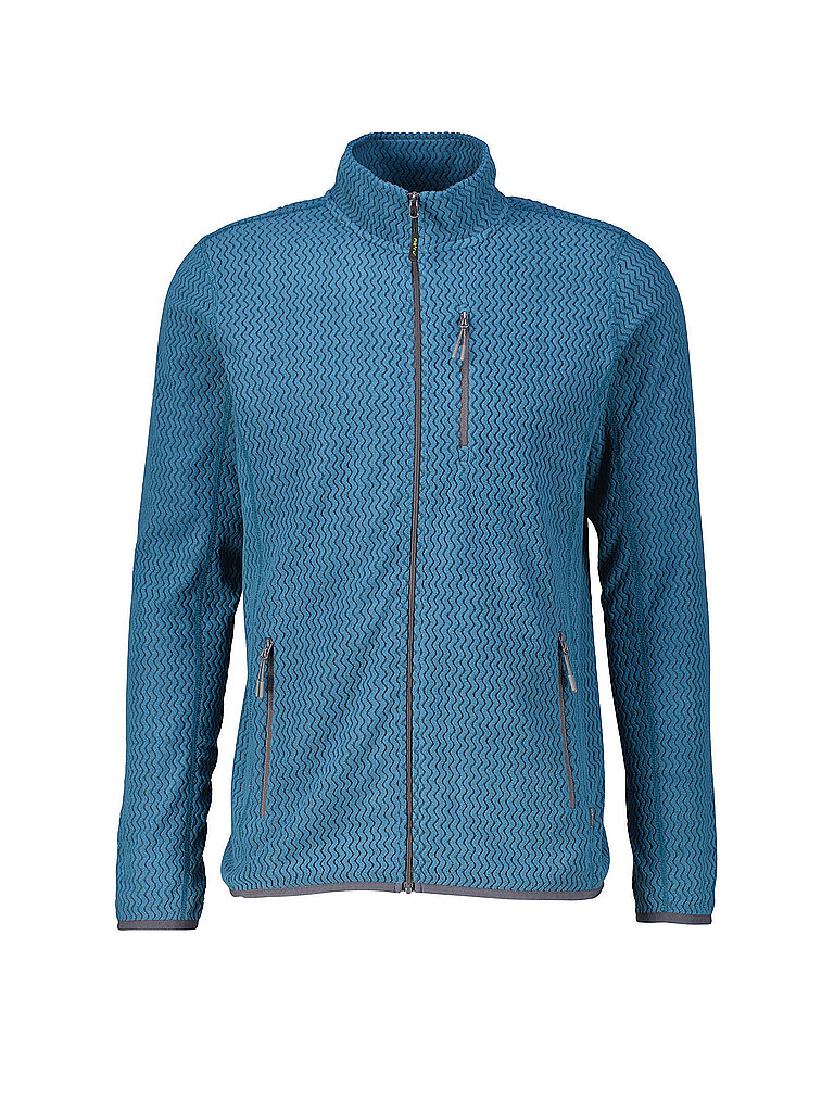 Meru MERU Herren Fleecejacke Calais Jaquard dunkelblau | S, dunkelblau
