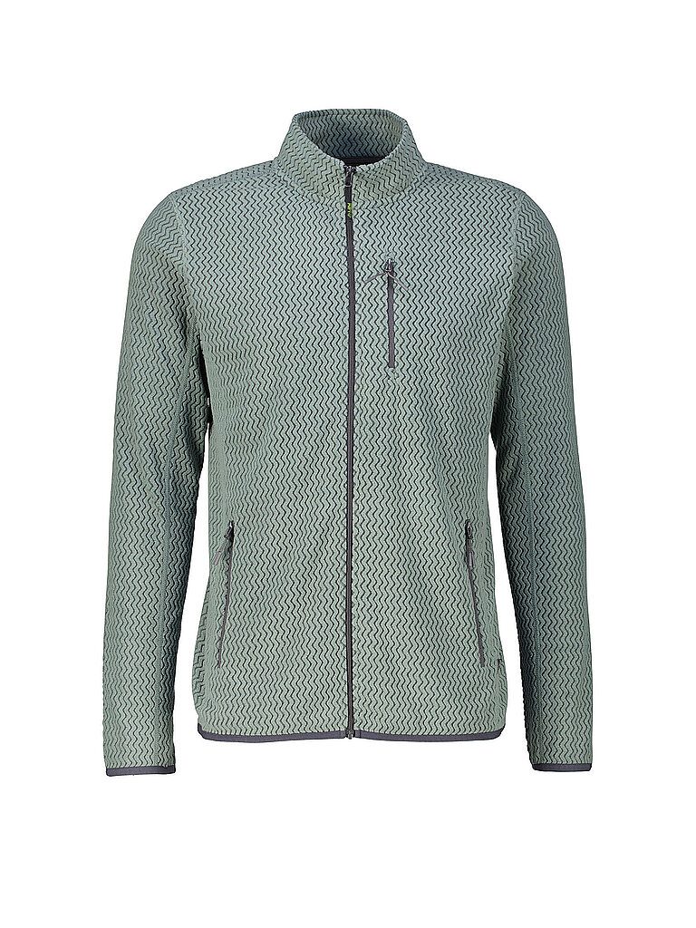 Meru MERU Herren Fleecejacke Calais Jaquard hellgrau | S, hellgrau