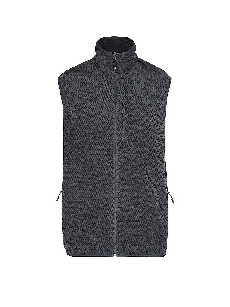 MERU Herren Fleeceweste Ajaccio Jacquard grau | M