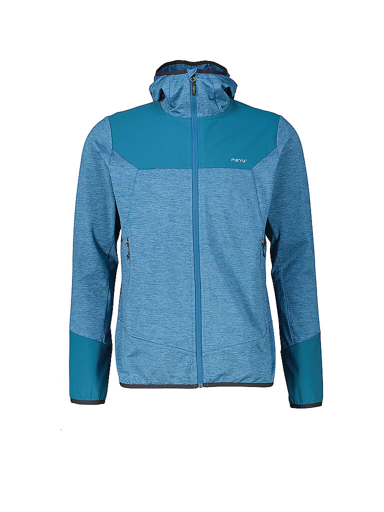 MERU Herren Fleecejacke Faxe Powerstretch Hoodie dunkelblau | L