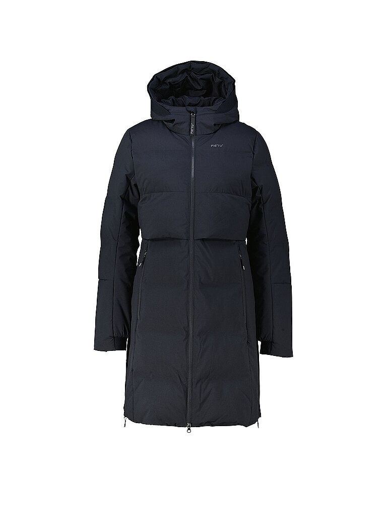 MERU Damen Wintermantel Vetlanda Hoodie grau | 42