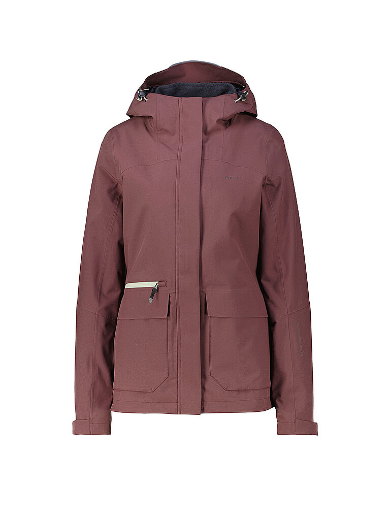 MERU Damen Wanderjacke Arboga 3in1 Hoodie braun | 44