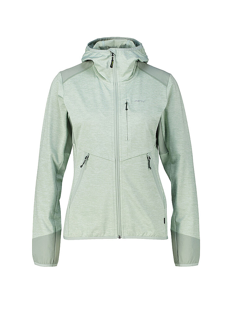 MERU Damen Fleecejacke Silkeborg Stretch Hoodie mint | 36