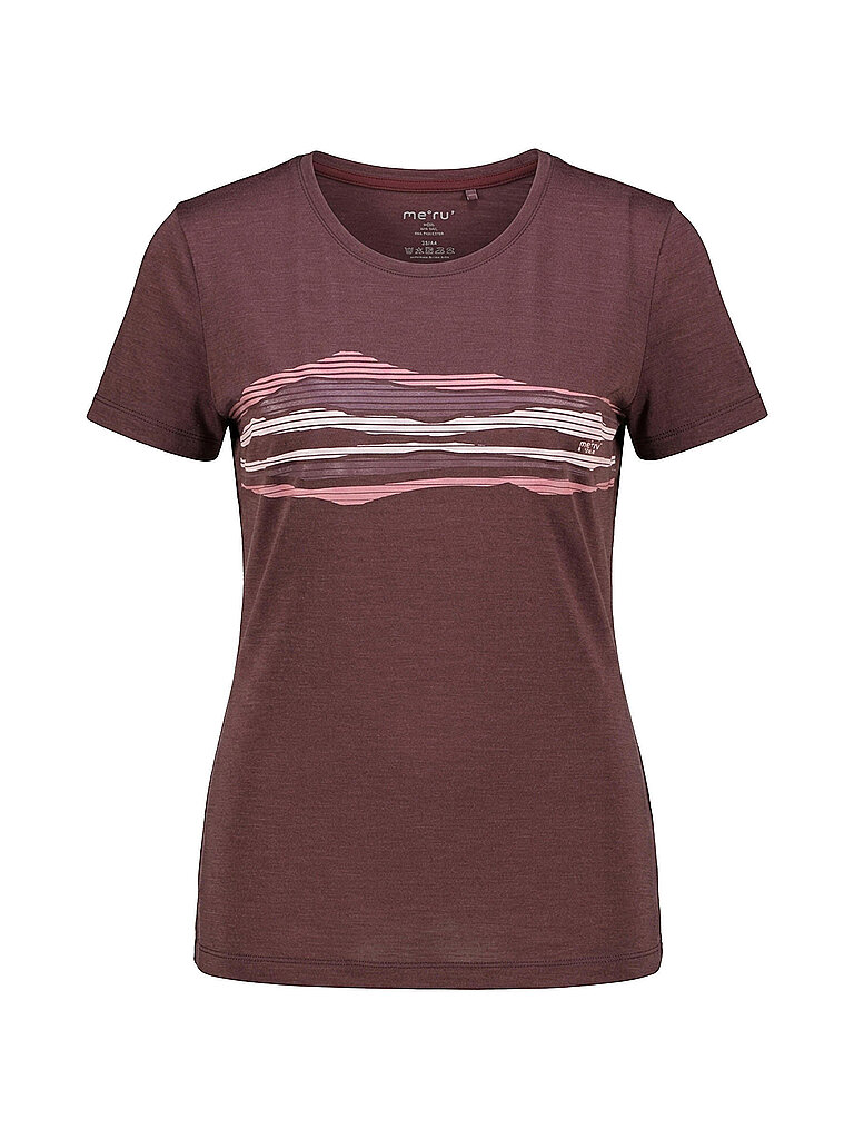 Meru MERU Damen Funktionsshirt Sölvesborg dunkelrot | 36, dunkelrot