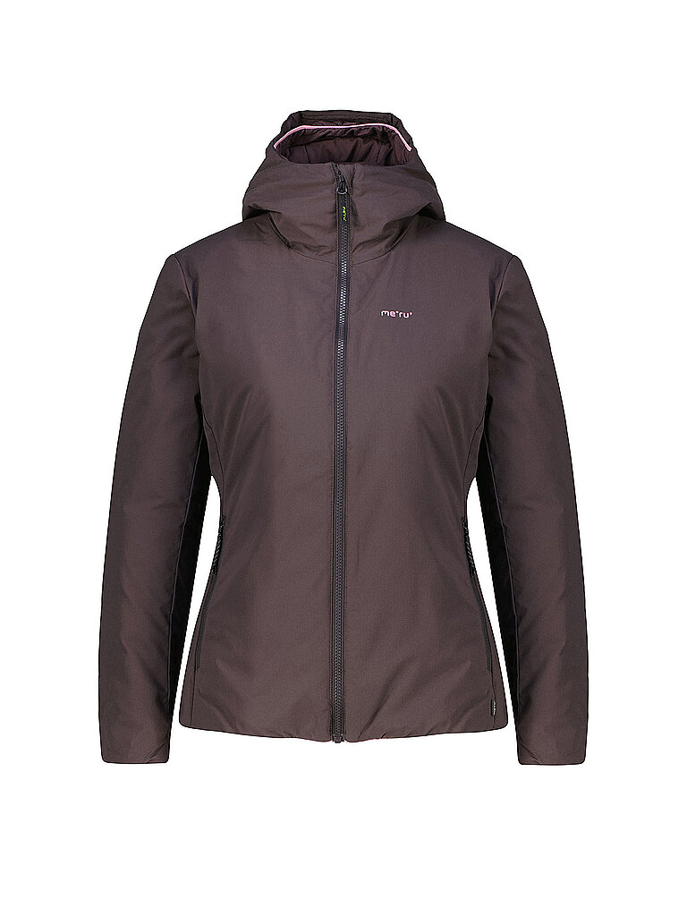 Meru MERU Damen Isojacke Envigado Hoodie dunkelrot | S, dunkelrot