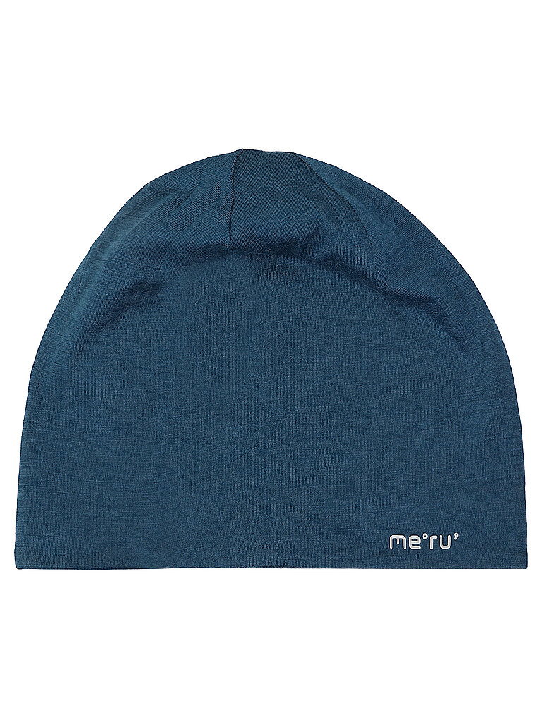 Meru MERU Mütze Ringsted Wool-Mix Uni dunkelblau, dunkelblau