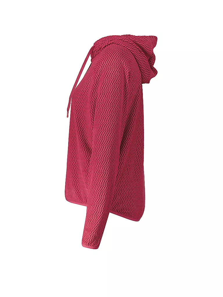 MERU | Damen Fleecejacke Calais Hoodie | beere