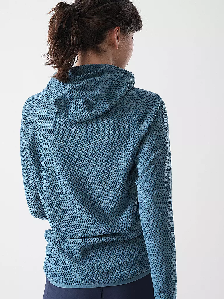 MERU | Damen Fleecejacke Calais Hoodie | beere